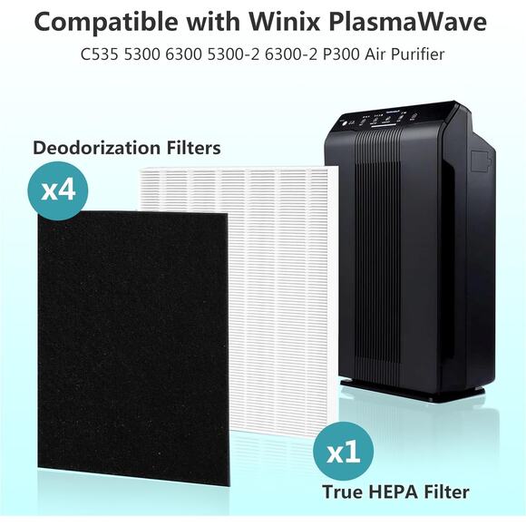 115115 HEPA Filter A for Winix PlasmaWave Filter - Picture 3 of 7